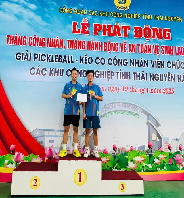 Giải thể thao Pickleball - Kéo co công nhân viên chức lao động các KCN tỉnh Thái Nguyên năm 2025.